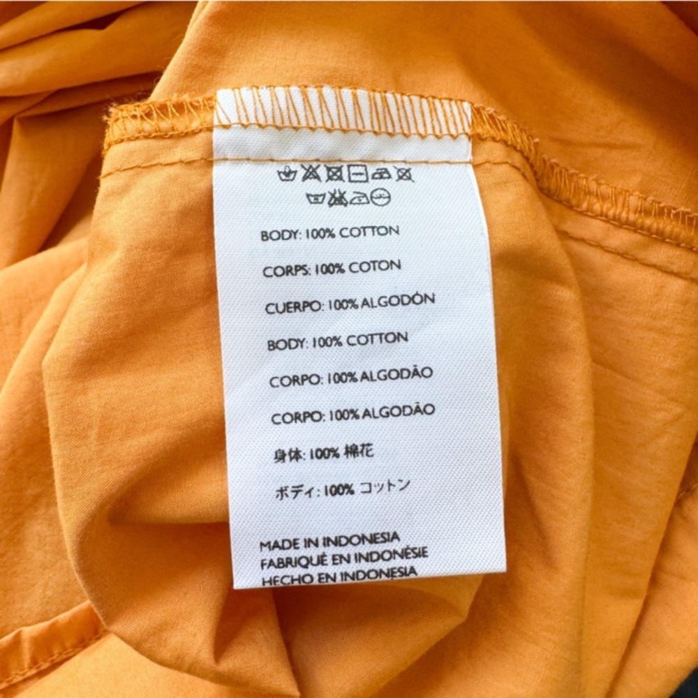 FAITHFULL THE BRAND • Deva Midi Dress In Plain Orange • XS - Picture 8 of 10